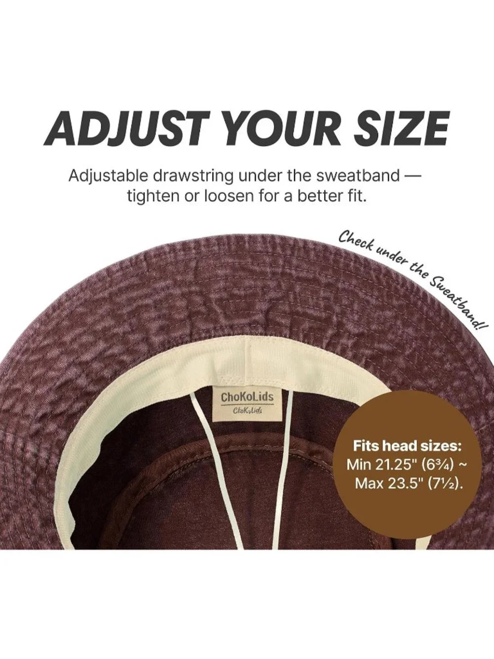 Unisex Berry Brown Cotton Summer Sun Boonie Style Beach Golf Fishing Bucket Hat
